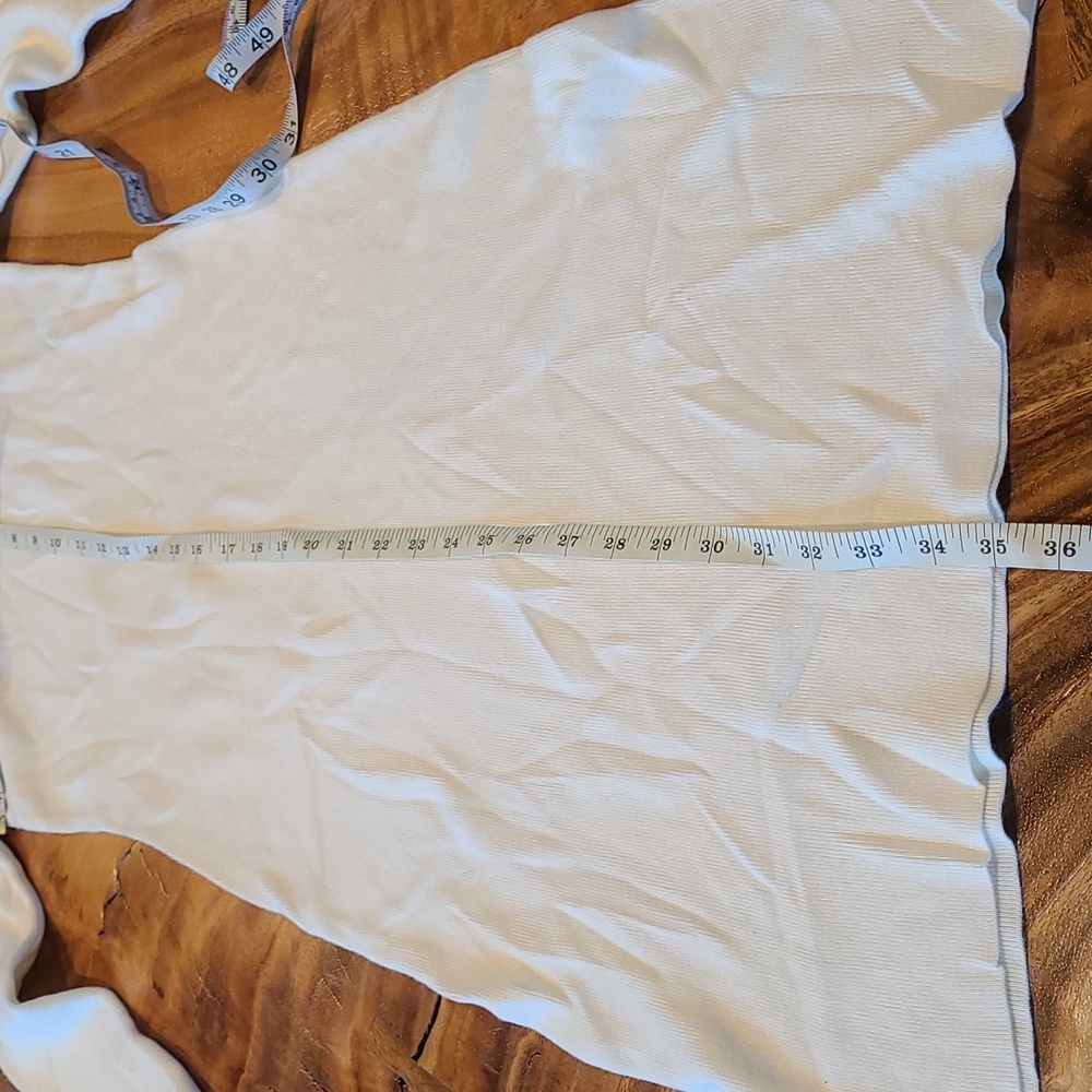 Rare Victoria secret Moda turtleneck sweater dress bodycon winter white - Picture 3 of 8